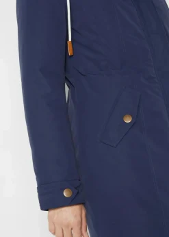 bonprix Jacken & Mäntel|Bekleidung·Hosen|wasserabweisender Outdoor-Mantel dunkelblau