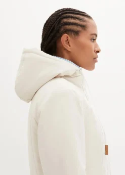 bonprix Bekleidung·Hosen|Jacken & Mäntel|wasserabweisender Outdoor-Mantel kieselbeige