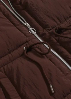 bonprix Jacken & Mäntel|Bekleidung·Hosen|Wasserabweisender Steppmantel dunkelbraun