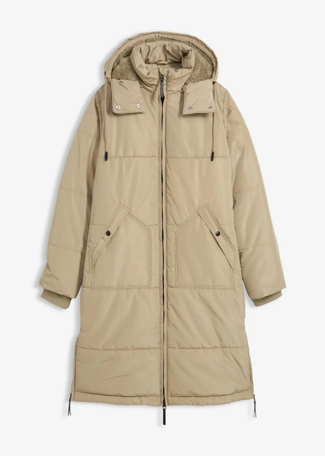 bonprix Bekleidung·Hosen|Jacken & Mäntel|wasserabweisender Steppmantel new khaki