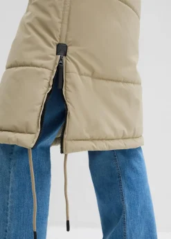 bonprix Bekleidung·Hosen|Jacken & Mäntel|wasserabweisender Steppmantel new khaki