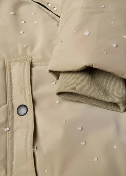 bonprix Bekleidung·Hosen|Jacken & Mäntel|wasserabweisender Steppmantel new khaki