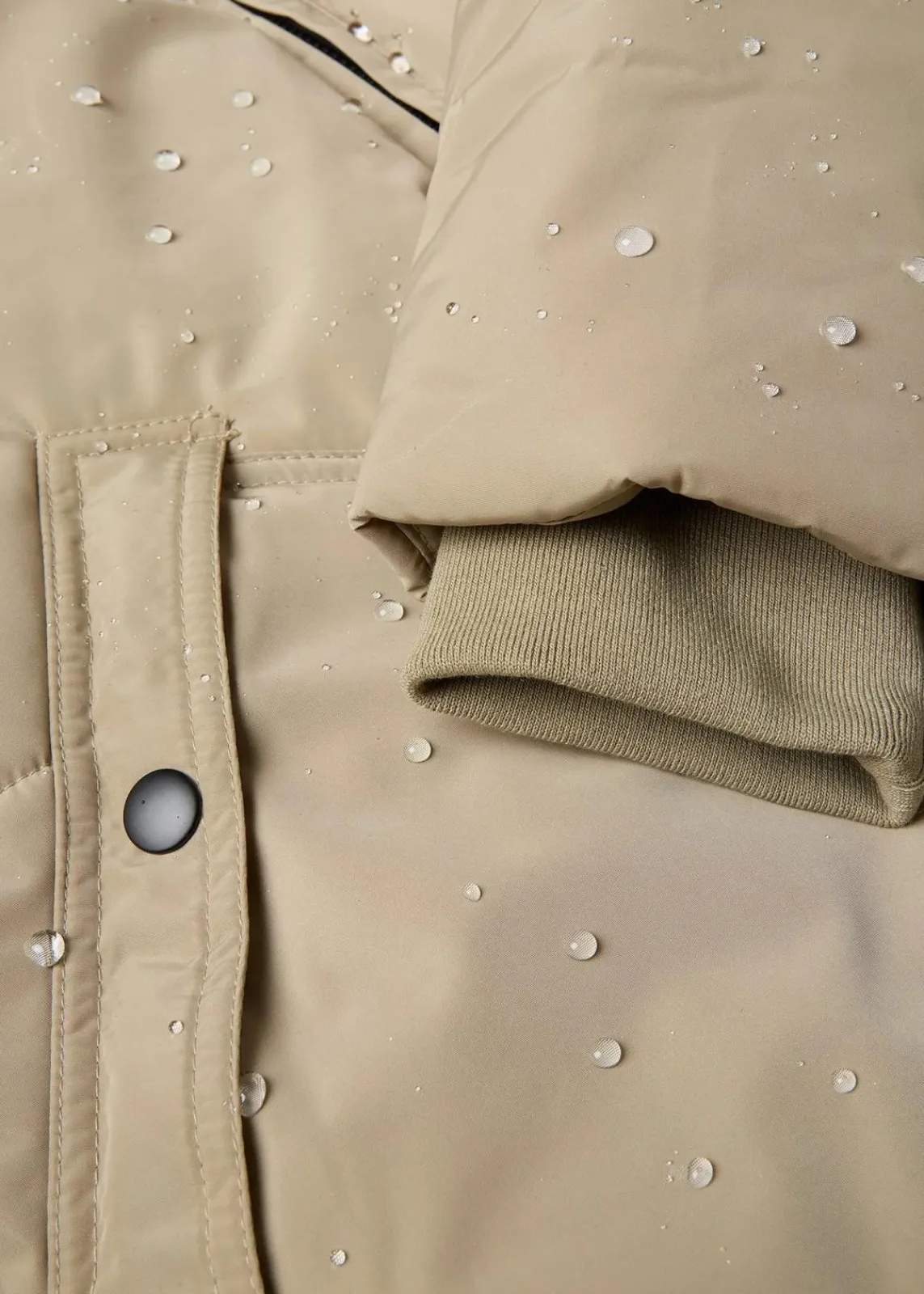 bonprix Bekleidung·Hosen|Jacken & Mäntel|wasserabweisender Steppmantel new khaki
