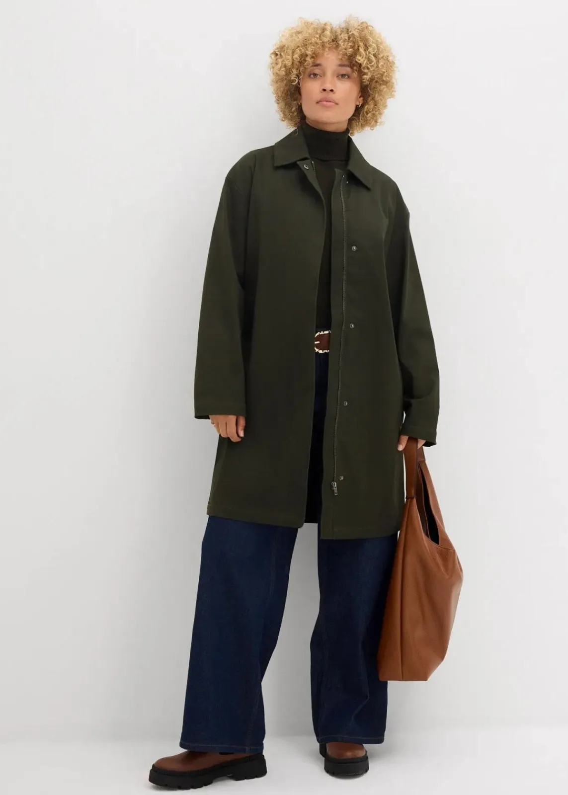 Wasserabweisender Trenchcoat, Oversized|bonprix Discount