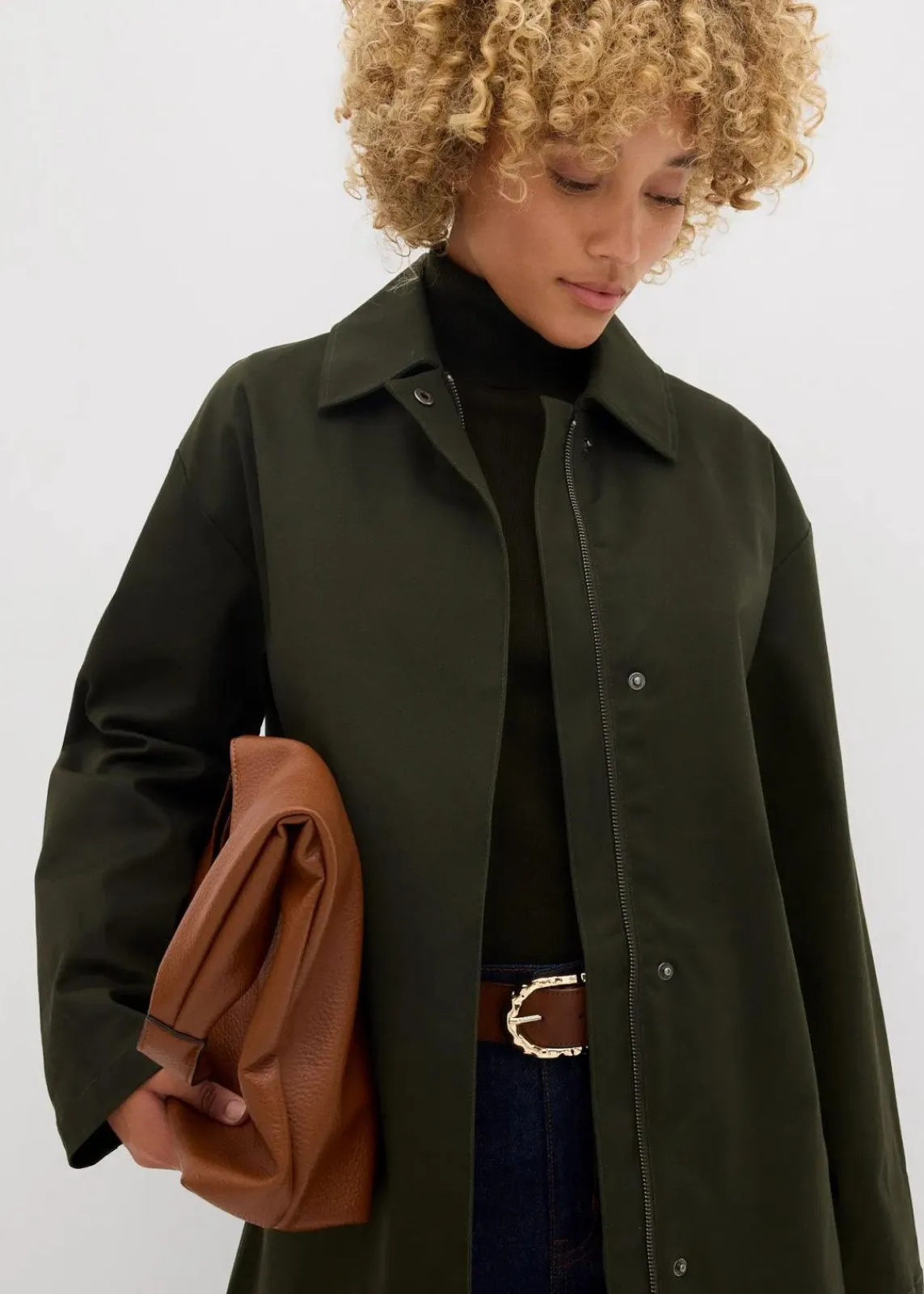 Wasserabweisender Trenchcoat, Oversized|bonprix Discount