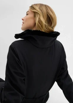 bonprix Hosen|Sportbekleidung|wasserabweisender, warmgefütterter Softshell-Skianzug schwarz