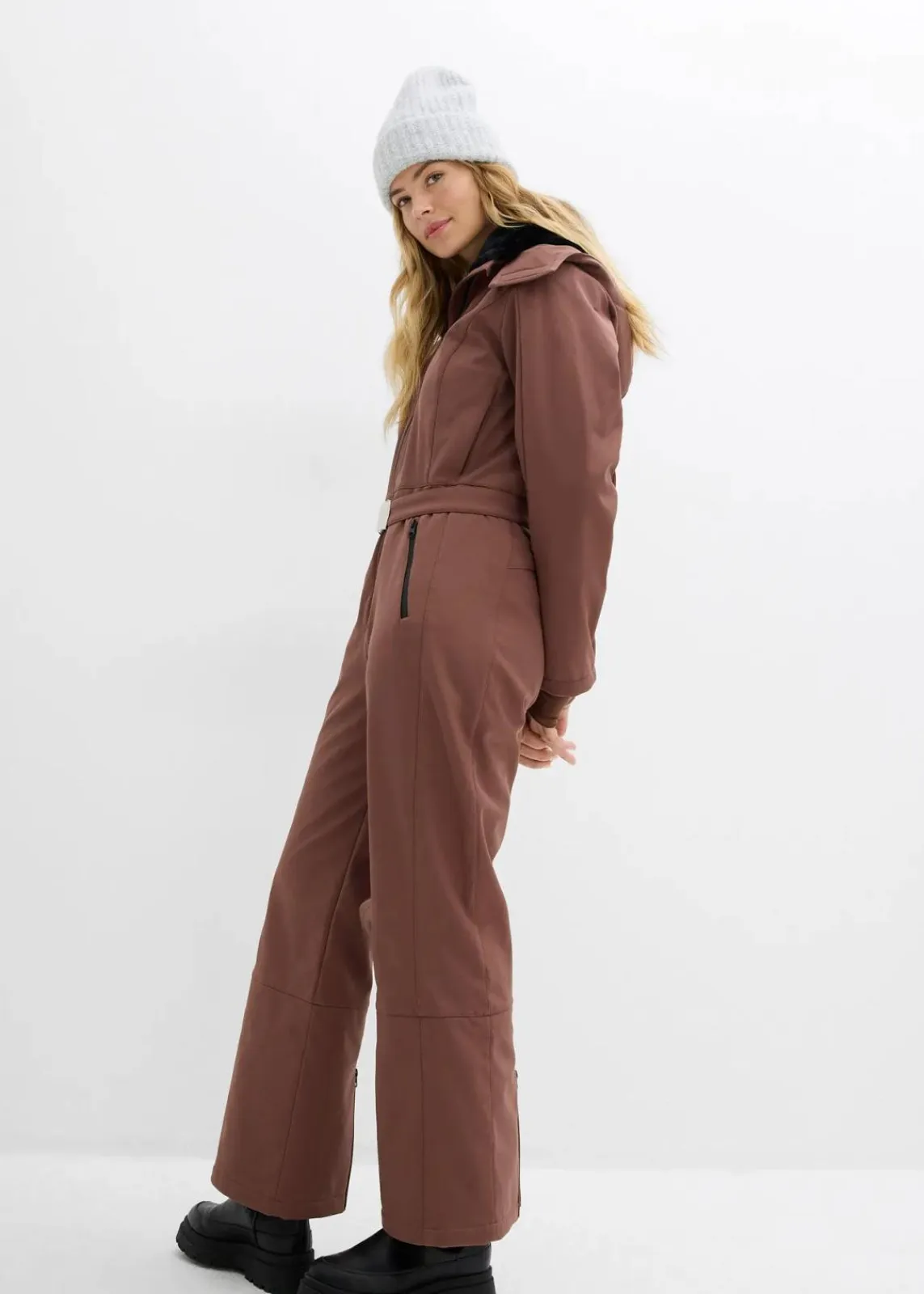 wasserabweisender, warmgefütterter Softshell-Skianzug|bonprix Best