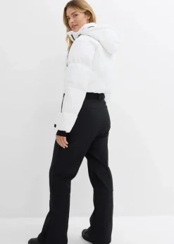 bonprix Bekleidung·Jumpsuits|Bekleidung·Homewear|wasserabweisender wattierter Funktions-Overall weiß/schwarz