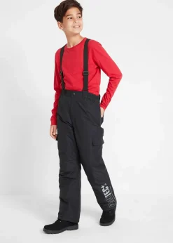 wasserdichte Cargo-Funktionshose mit Hosenträgern, warm gefüttert|bonprix Best