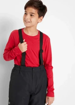 wasserdichte Cargo-Funktionshose mit Hosenträgern, warm gefüttert|bonprix Best