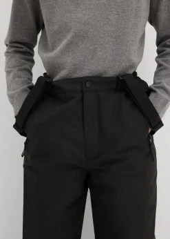 wasserdichte Funktionshose mit Hosenträgern, warm gefüttert|bonprix Discount