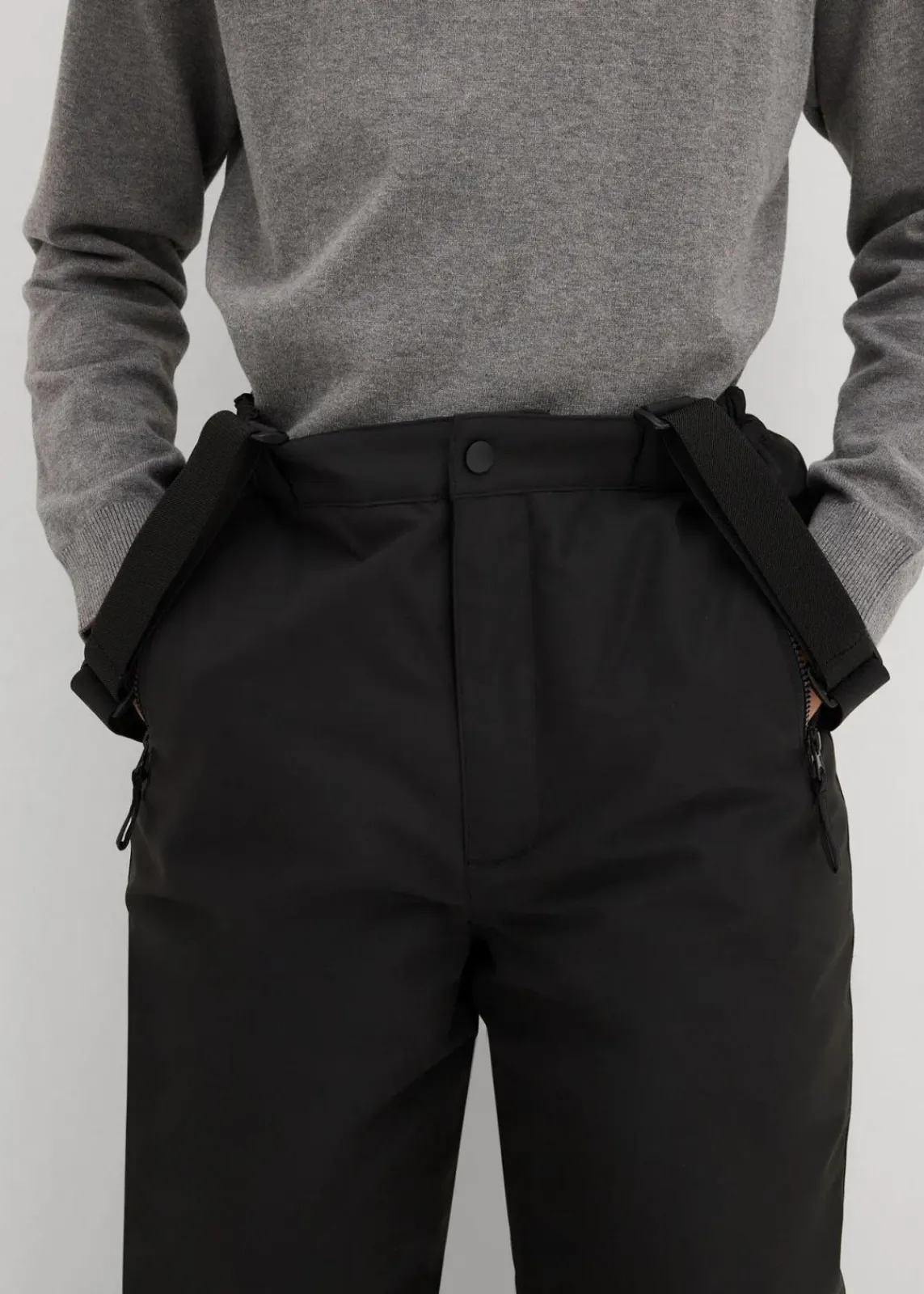 wasserdichte Funktionshose mit Hosenträgern, warm gefüttert|bonprix Discount