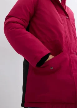 wasserdichte Funktionsjacke mit abnehmbarer Kapuze und reflektierenden Details|bonprix Hot