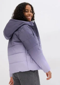 bonprix Mädchen 9-16 Jahre·Jacken & Outdoor|Mädchen 2-8 Jahre·Nachhaltigere Materialien|wasserdichte Funktionsjacke mit Kapuze blaubeere/malve