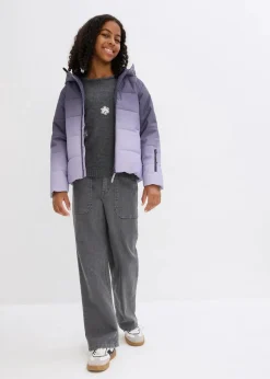 bonprix Mädchen 9-16 Jahre·Jacken & Outdoor|Mädchen 2-8 Jahre·Nachhaltigere Materialien|wasserdichte Funktionsjacke mit Kapuze blaubeere/malve