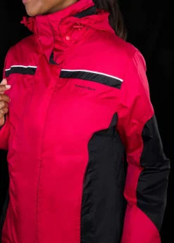 bonprix Bekleidung·Hosen|Jacken & Mäntel|wasserdichte Funktionsjacke rot/schwarz