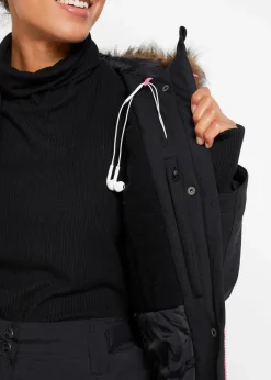 bonprix Bekleidung·Hosen|Nachhaltigere Materialien|wasserdichte Funktions-Parka schwarz