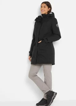 wasserdichte Funktions-Parka mit Teddyfleece in der Kapuze|bonprix Sale