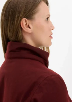 bonprix Bekleidung·Jumpsuits|Bekleidung·Sweat|Wasserdichte 2in1 Optik Funktions-Jacke kastanienrot