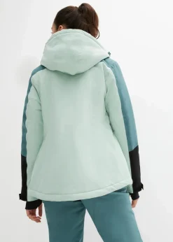 bonprix Nachhaltigere Materialien|Jacken & Mäntel|wasserdichte Ski Funktions-Jacke mit Belüftungsschlitzen hellschilf/graugrün