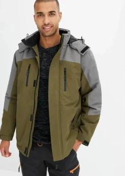 wasserdichte Winter-Funktionsjacke mit abnehmbarer Kapuze|bonprix Outlet