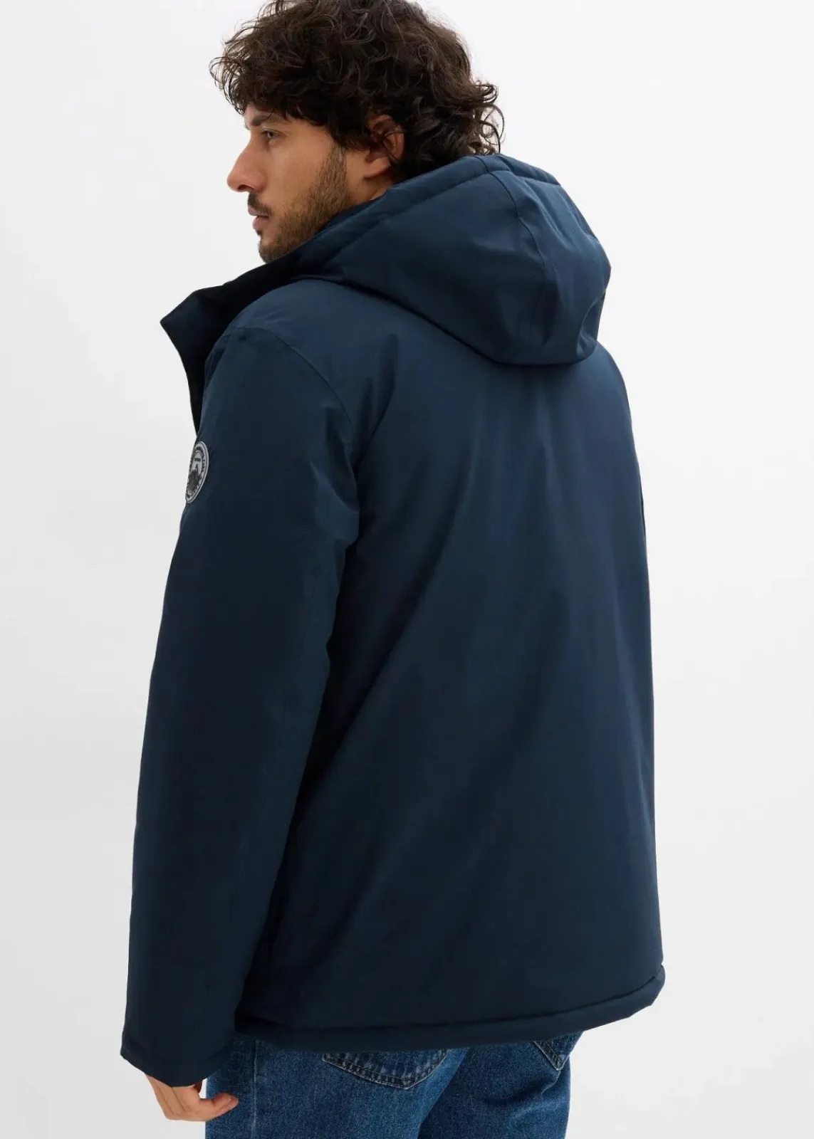 wasserdichte Winter-Funktionsjacke mit Windfang|bonprix Online