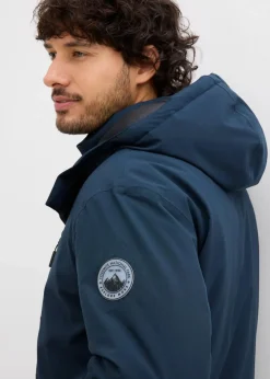 wasserdichte Winter-Funktionsjacke mit Windfang|bonprix Online
