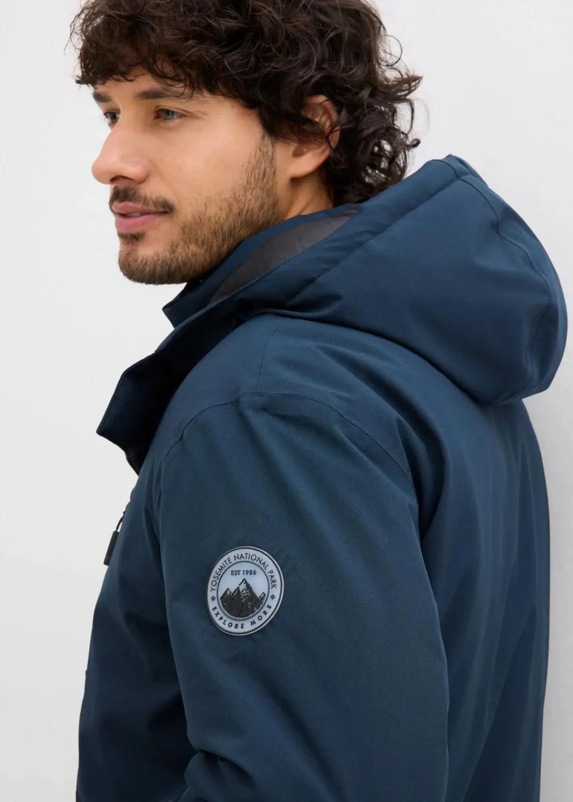 wasserdichte Winter-Funktionsjacke mit Windfang|bonprix Online