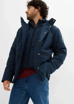 wasserdichte Winter-Funktionsjacke mit Windfang|bonprix Online