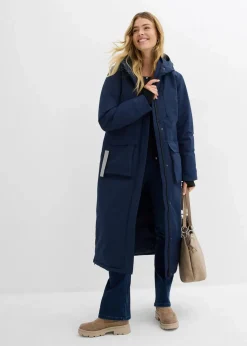 bonprix Jacken & Mäntel|Bekleidung·Hosen|Wasserdichter Funktions-Mantel dunkelblau