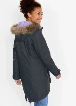 bonprix Bekleidung·Hosen|Jacken & Mäntel|Wasserdichter Funktionsmantel schwarz