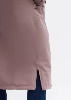 wasserdichter Outdoor-Mantel mit Fellimitat|bonprix