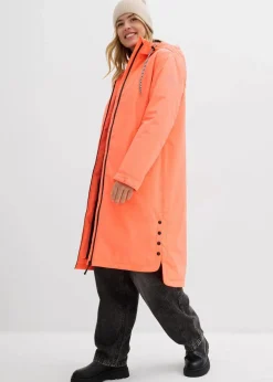 wasserdichter, wattierter Regenmantel in Midi-Länge|bonprix Clearance