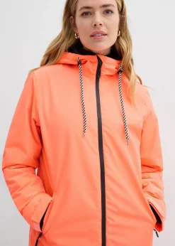 wasserdichter, wattierter Regenmantel in Midi-Länge|bonprix Clearance