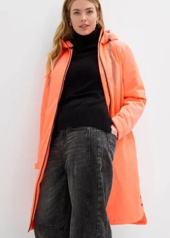 wasserdichter, wattierter Regenmantel in Midi-Länge|bonprix Clearance