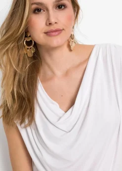 Wasserfall-Shirt aus Viskose-Mix|bonprix Best