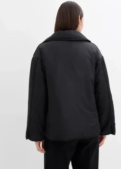 bonprix Bekleidung·Hosen|Jacken & Mäntel|Wattierte Jacke schwarz