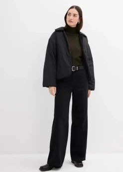bonprix Bekleidung·Hosen|Jacken & Mäntel|Wattierte Jacke schwarz