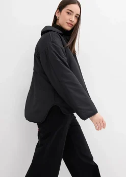 bonprix Bekleidung·Hosen|Jacken & Mäntel|Wattierte Jacke schwarz
