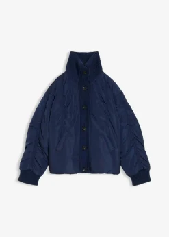 Wattierte Jacke mit Strickbündchen|bonprix Online