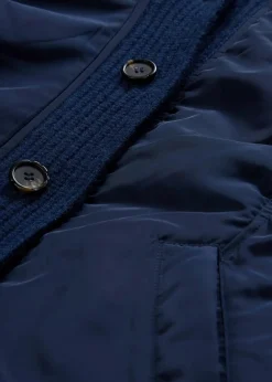 Wattierte Jacke mit Strickbündchen|bonprix Online