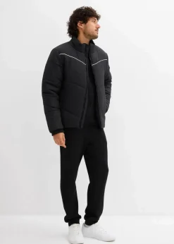 bonprix Große Größen|Jacken & Mäntel|Wattierte Pufferjacke schwarz