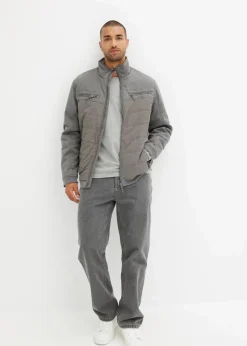 wattierte Softshelljacke in Blousonform|bonprix Clearance