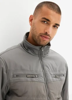 wattierte Softshelljacke in Blousonform|bonprix Clearance