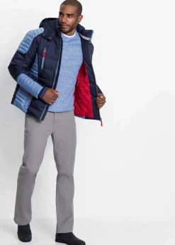 wattierte Steppjacke mit abnehmbarer Kapuze|bonprix Sale