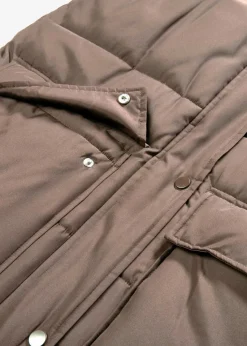 Wattierte Steppweste mit abnehmbarer Kapuze|bonprix Online