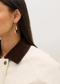 bonprix Bekleidung·Hosen|Jacken & Mäntel|Wattierte Twill-Jacke naturbeige