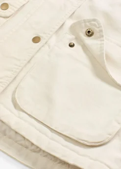 bonprix Bekleidung·Hosen|Jacken & Mäntel|Wattierte Twill-Jacke naturbeige