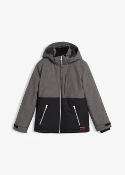 wattierte Winterjacke im Colourblocking mit Kapuze|bonprix Outlet
