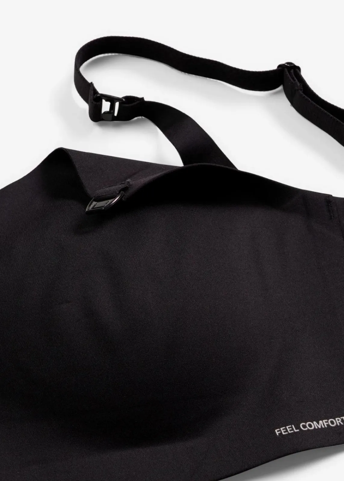 bonprix Seamless|Still- & Umstandswäsche|Wattierter Feel Comfort Lasercut Still-BH ohne Bügel schwarz